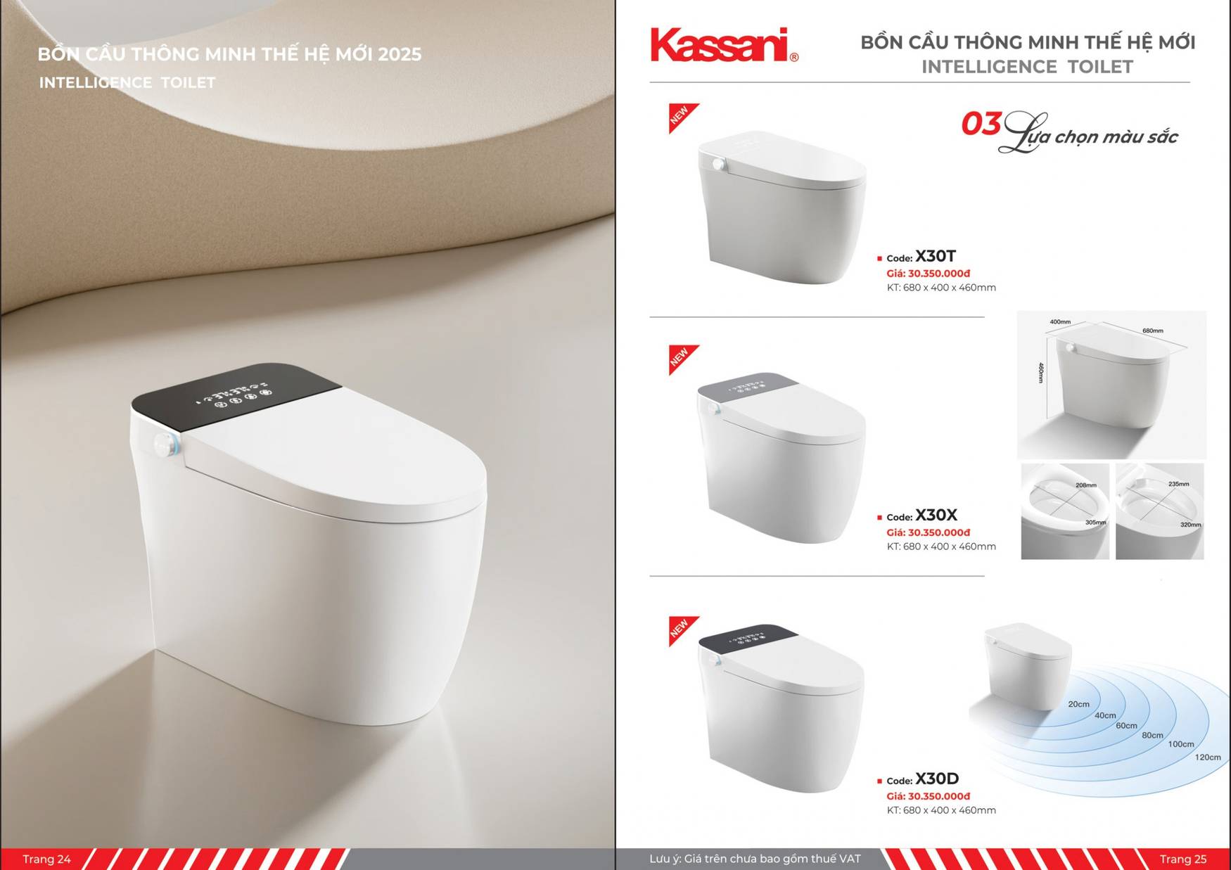 Thiết bị vệ sinh KASSANI bảng giá và Catalogue mới nhất 2025 /Page 14